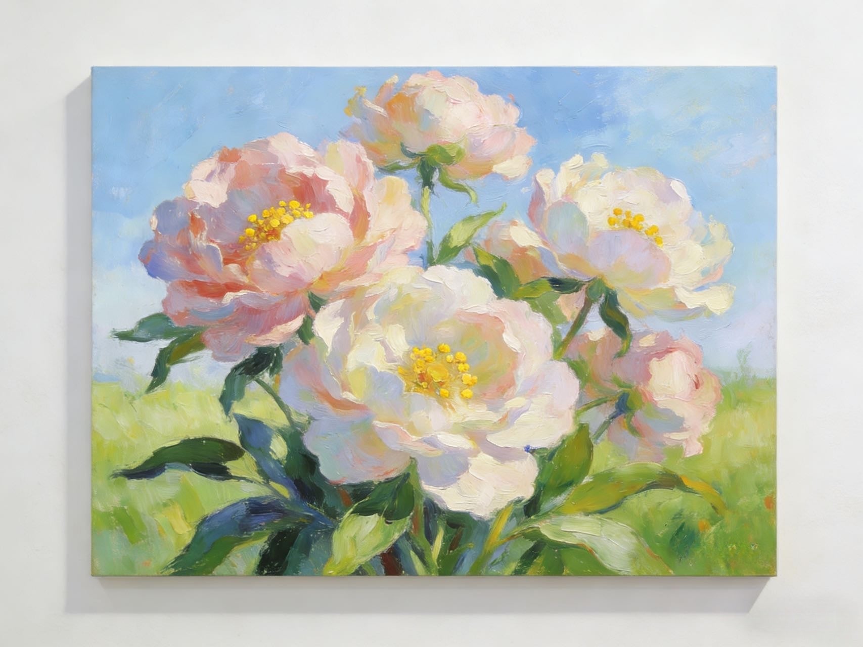 Clear Sky Peony Paint By Numbers Kit For Adults