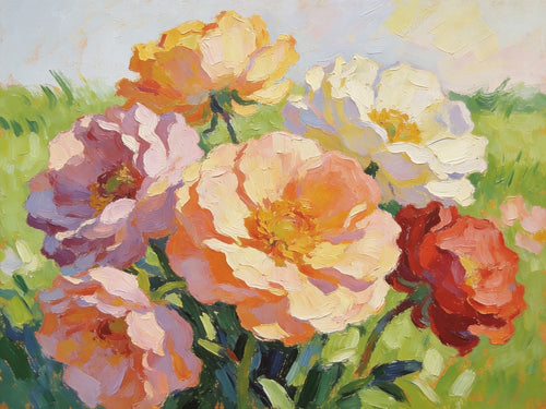 Midsummer Garden Peony Paint By Numbers Kit For Adults