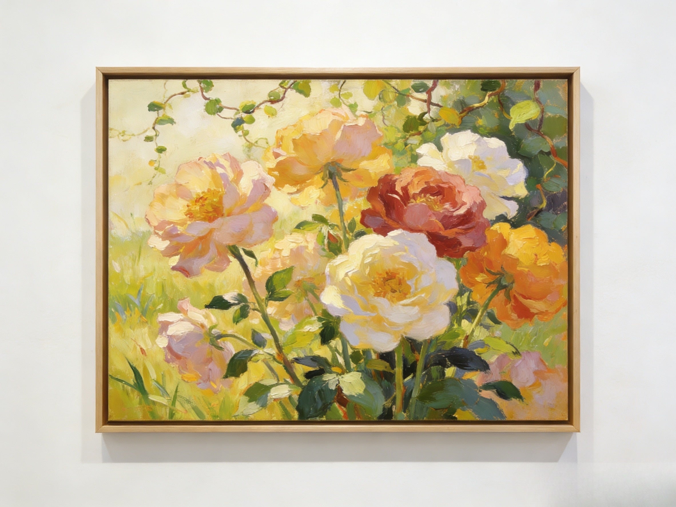 Impressionist Garden Rose Paint By Numbers Kit For Adults